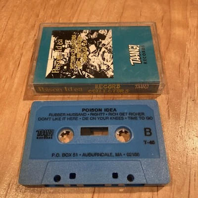 Poison Idea  Record Collectors CASSETTE TAPE 90s US issue discharge circle jerks - Image 1 of 3