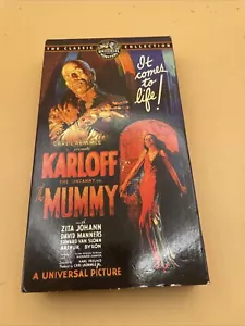 The Mummy Boris Karloff Horror VHS Fully Tested - Picture 1 of 8