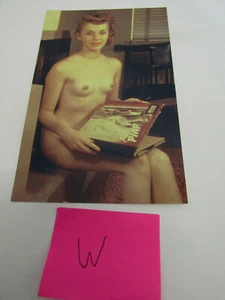 W VECCHIA CARTOLINA D'EPOCA MAI USATA COME NUOVA NUDE SEXY DONNE RESQUE - Foto 1 di 1