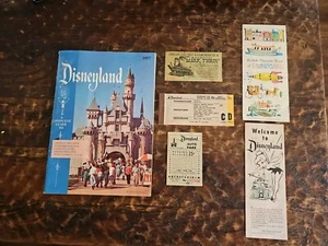 Disneyland Vintage Ephemera Biglietti Brochure Parcheggio anni 50 - Foto 1 di 24