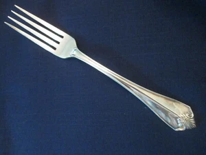 SPEISEGABEL! Vintage 1881 Rogers COMMUNITY ONEIDA Silberauflage KING JAMES Pat EX - Bild 1 von 6