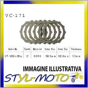 KIT KUPPLUNGSSCHEIBEN KORK VESRAH CB 650 SC Nighthawk 650 1985 - Bild 1 von 1