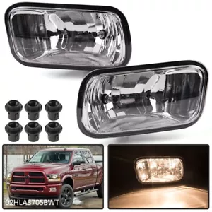 Juego de luces antiniebla con parachoques aptas para Dodge Ram 1500 10-18 2500 3500 2009-2012 - Imagen 1 de 12