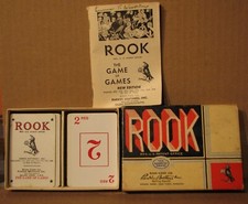 1936 ROOK Card Game. Complete with instruction booklet.
