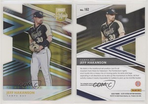 2020 Panini Elite Extra Edition Prime Numbers Gold Die-Cut /10 Jeff Hakanson