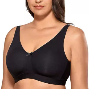 Reggiseno donna completo senza ferretto supporto taglie forti senza cuciture 34-52 ABCD DD GHI - Foto 1 di 27