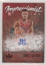 2019 Panini Court Kings Impressionist Ink Ruby /99 Daniel Gafford Rookie Auto RC