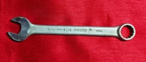 Vintage Proto 6118, 9/16" Combination Wrench 12 Point - Made In USA - Picture 1 of 3