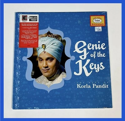 Korla Pandit - Genie Of The Keys: Best Of LP On Blue Vinyl Exotica Jazz - Image 1 of 3