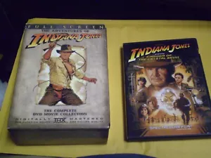 (5) Indiana Jones DVD Lot: Raiders, Temple, Last Crusade & Crystal Skull - Picture 1 of 2