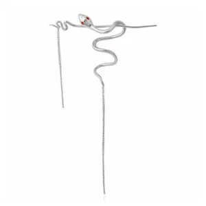 Versatile Alloy Hair Headdress Trendy Snake Hairpin for Hair Styling - Picture 1 of 9