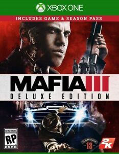Mafia 3 Deluxe Edition Box Xbox one CD New
