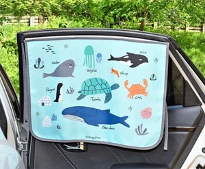 Magnetic Car Sun Shade Curtain, UV UPF 50+ Protection, Baby, Universal AU - Picture 1 of 15