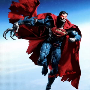 1/10 Custom Wired Cape Cloak For 7''Mechanical Superman Action Figure(No Figure) - Picture 1 of 11