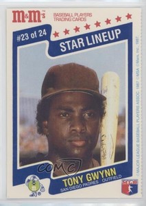 1987 M&M's Star Lineup Food Issue Tony Gwynn #23 HOF