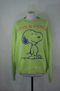 Cooles Frogbox Peanuts Sweatshirt in Apfelgrün Gr.L 01/01 *bitte messen* - Bild 1 von 6