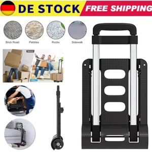 Sackkarre 60kg Aluminium Transportkarre Stapelkarre Klappbar Handwagen - Bild 1 von 13