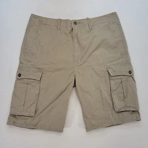 Levis Shorts Mens 34 Tan Cargo Baggy Loose Straight 10" Outdoor Twill - Picture 1 of 9