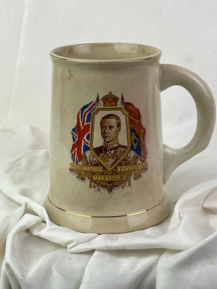Very COLLECTIBLE: 1937 Prince Edward VIII Coronation mug - Image 1 of 4