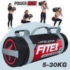 5-30KG Weight Lifting Power Bag Strength Exercise Gym Training Unfilled/Filled.