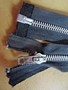 Vintage Ideal 15" Separating Heavy Duty Zipper Lot of 25 - Picture 1 of 3