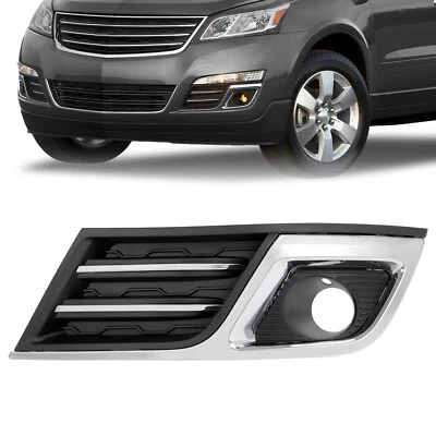 Fog Light Bezel Cover W/Trim Left Side For Chevy Traverse 2013-2017 #GM1038150 - Image 1 of 4