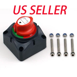 Battery Switch Power Cut On/Off Master Disconnect Isolator Car Vehicle RV Boat - Picture 1 of 6