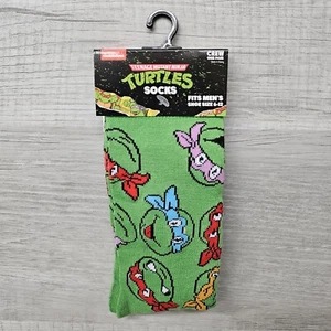 Odd Sox Teenage Mutant Ninja Turtles Novelty Crazy Socks Mens Size 6-12 Crew - Picture 1 of 6