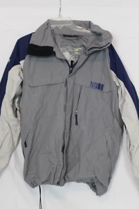 Bonfire Fusion C10 Ski Snowboard Coat Parka Gray Blue White Men's Size Large - Picture 1 of 6