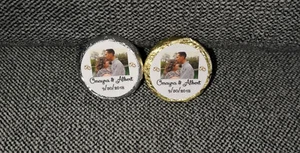 @BESO DE BODA PERSONALIZADO/PEPITAS/BURBUJAS/VELAS ETIQUETAS DE FAVOR@USA FOTO PROPIA - Imagen 1 de 13