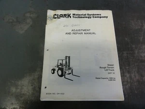 Clark DRT30 Diesel Gelände Hubwagen Einstell- & Reparaturanleitung - Bild 1 von 6