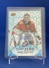 Sergei Bobrovsky 2019-20 UD Ice #SZ2  Subzero Auto On Card