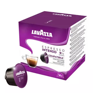 COMPATIBLE WITH DOLCE GUSTO MACHINES Lavazza Intenso Flavour 3 x 16 Coffee Pods - Picture 1 of 2