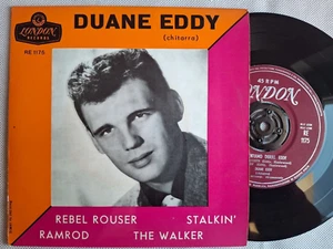 DUANE EDDY PRESENTIAMO REBEL ROUSER EP LONDON ITALY RARO ROCK 1959 45 RPM 7" - Picture 1 of 1
