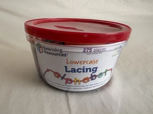 LEARNING RESOURCE Lacing Alphabet - Lowercase - 26 Letters - 275 PieceS - Picture 1 of 3