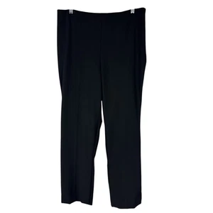 Talbots Hollywood Women's Pants Petites Size 16 P Black Stretch Straight Leg - Picture 1 of 11