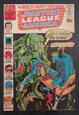 Justice League Of America DC Comic Book NO. 87 (February 1971) - Image 1 of 2