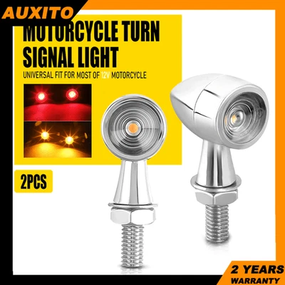 Para motocicletas universales - Bullet Mini señales de giro LED ámbar/rojo Foto 1 de 4