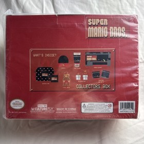 Culture Fly Super Mario Bros. NES Collector's Gift Box | Includes 7 Items -