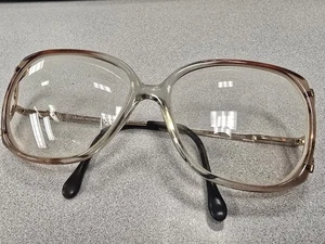 VTG LAUREN MICHAELS 6 CRISTALNAC EYEGLASSES FORK TEMPLE PINK & GOLD Frames  - Picture 1 of 12