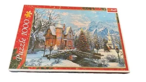1000 Teile Puzzle Winterlandschaft Neu und versiegelt Weihnachtsbaum - Bild 1 von 3