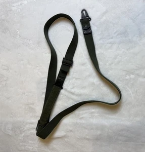 Vintage MP5 H&K taktischer Militärschlinge verstellbarer Gürtel grün Canvas 9 mm bewaffnet USA - Bild 1 von 12