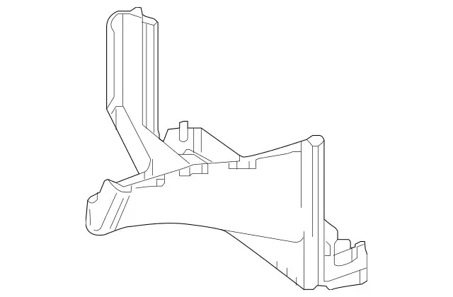 Caja deflector de aire original Mercedes-Benz 212-500-22-16 Foto 1 de 1