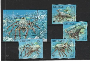 Fish Marine Animals Kiribati 771 - 74 + Block 33 ** (MNH) - Picture 1 of 1