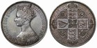 Victoria 1847 Gothic Crown, lettered edge UNDECIMO