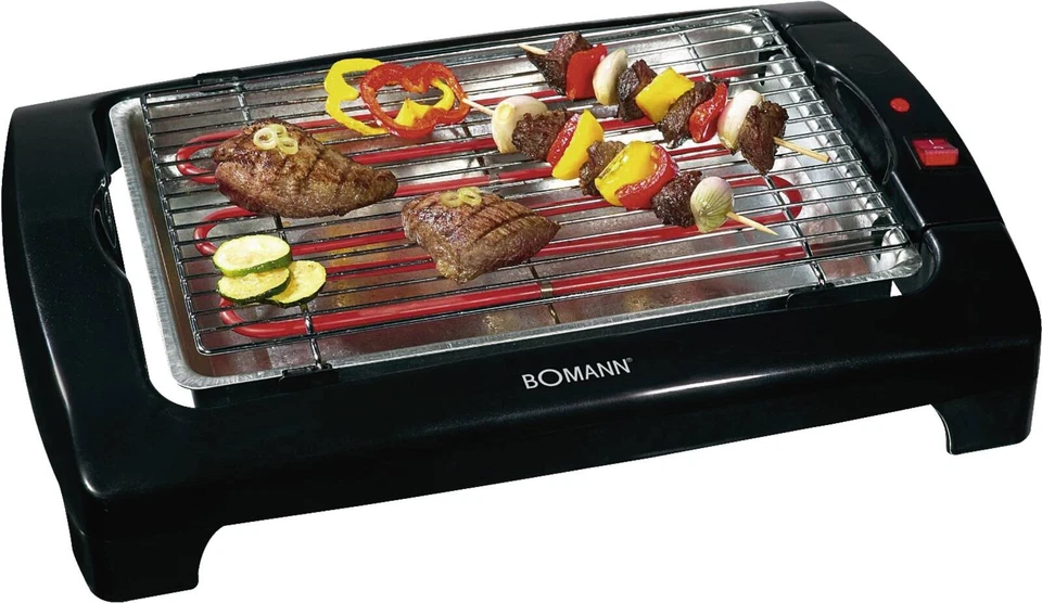 Bomann BQ 1240 N CB Barbecue Tisch Grill | 2000 Watt | NEU OVP - Bild 1 von 1