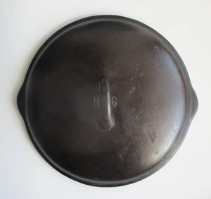 Vintage Cast Iron 8G Lid Lodge Griswold 10.75” OD 10” ID BSR High Dome Self Bast - Picture 1 of 6