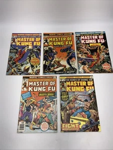 Marvel Master Of Kung Fu Lot Of 5 Comic Books - Picture 1 of 17