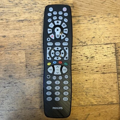 Philips 8 Device Elite Backlit TV Universal Remote SRP9488C/07 for Roku, As Is - Image 1 of 2
