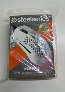 Steelseries Aerox 3 Ultra Lightweight 59g USB-C RGB Gaming Mouse White - Picture 1 of 1